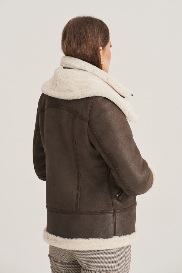 Moteriška žieminė aviatoriaus striukė