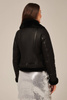 Shearling aviatoriaus striukė moterims